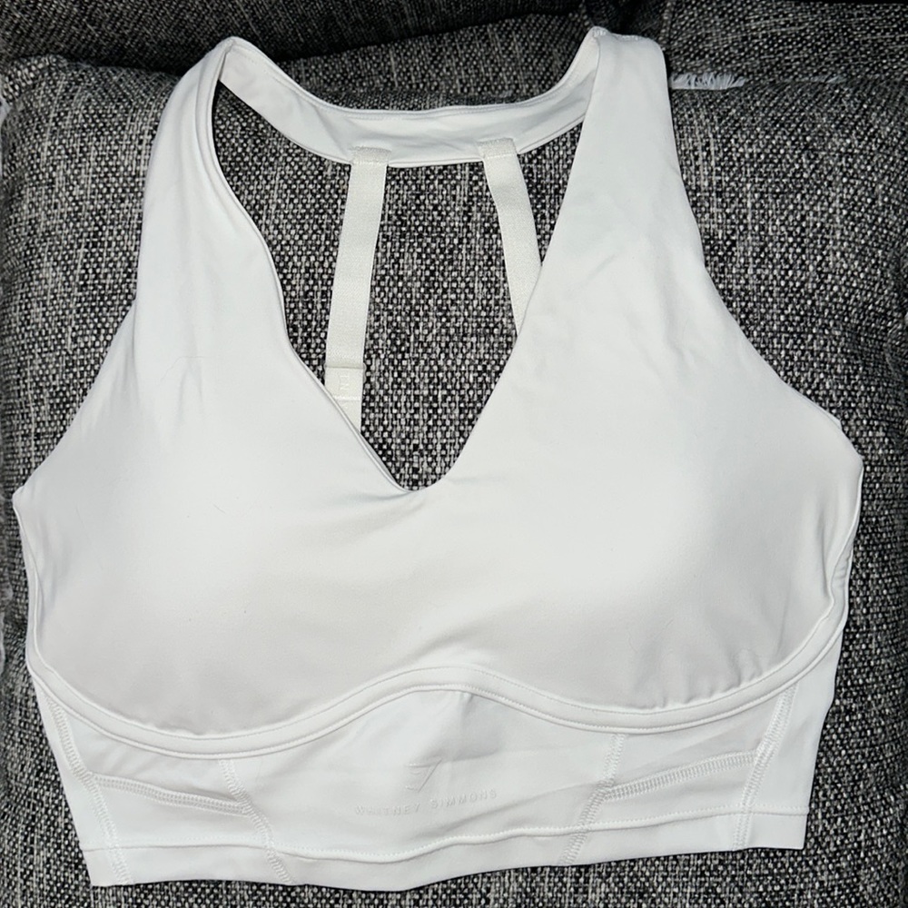 Gymshark x Whitney Simmons Final Chapter: Long Line Bra in White